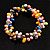 Multicoloured Cultured Freshwater Pearl Flex Bracelet - view 6