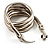 Free Bending Long Silver Snake Fashion Bracelet