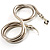 Free Bending Long Silver Snake Fashion Bracelet - view 9