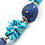 Stunning Turquoise Stone & Resin Bead Fashion Bracelet - view 4