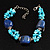 Stunning Turquoise Stone & Resin Bead Fashion Bracelet - view 6