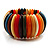 Wide Multicoloured Flex Resin Bracelet
