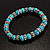 Elegant Turquoise Style Crystal Rings Flex Bracelet - view 7