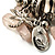 Gorgeous Heart Charm Bead Flex Bracelet (Silver And Pale Pink) - view 5