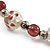 Elegant Lilac Glass Bead Flex Bracelet - view 3