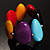 Chunky Multicoloured Resin Flex Bracelet - view 4