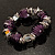 Purple Glass Bead Flex Bracelet - view 5