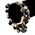 Black & White Simulated Pearl Bead & Shell Charm Bracelet (Silver Tone) - 15cm Long/ 7cm Ext - view 5