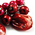 Red Simulated Pearl Bead & Shell Charm Bracelet (Silver Tone) - 15cm Long/ 7cm Ext - view 4