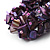 Purple Shell Chip Flex Bracelet - view 3