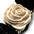 Black & White Acrylic Rose Flex Bracelet - view 3
