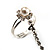 Bridal Diamante & Simulated Pearl Bracelet & Ring - view 7