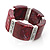 Cranberry Red Marble Flex Bracelet