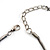 Purple Glass & Acrylic Bead Bracelet (Silver Tone Metal) -17cm Length - view 9