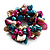 Chunky Multicoloured Shell And Bead Flex Bracelet - view 6