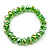 Grass Green Glass Flex Bracelet - 18cm Length - view 8