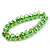 Grass Green Glass Flex Bracelet - 18cm Length - view 5