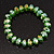 Grass Green Glass Flex Bracelet - 18cm Length - view 6