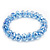 Sky Blue Glass Flex Bracelet - 18cm Length - view 4