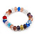 Multicoloued Glass Flex Bracelet - 18cm Length - view 8