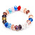 Multicoloued Glass Flex Bracelet - 18cm Length - view 7