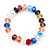 Multicoloued Glass Flex Bracelet - 18cm Length - view 9