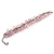 Pale Pink Glass Bead Bracelet (Silver Tone Metal) - 16cm Length (Plus 5cm Extender) - view 7