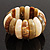 Wide Khaki-Coloured Resin Flex Bracelet -18cm Length - view 5