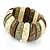 Wide Khaki-Coloured Resin Flex Bracelet -18cm Length - view 7