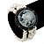 3-Strand Faux Pearl Cameo Flex Bracelet - up to 19cm wrist - view 3