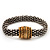 Two-Tone Mesh Magnetic Bracelet - up to 19cm wrist - view 3