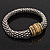 Two-Tone Mesh Magnetic Bracelet - up to 19cm wrist