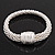 Rhodium Plated Mesh Magnetic Bracelet - up to 19cm wrist - view 5