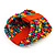 Wide Multicoloured Multistrand Wood Bead Bracelet - up to 20cm wrist - view 6