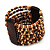 Wide Multistrand Wood Bead Bracelet - up to 20cm wrist - view 3