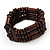 Fancy Multistrand Wood Bracelet - up to 19cm wrist - view 4