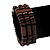 Fancy Multistrand Wood Bracelet - up to 19cm wrist - view 2