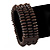 Fancy Wood Bead Bracelet - up to 19cm wrist - view 2