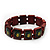 Unisex Multicoloured Acrylic Jewelled Balls Bracelet - 10mm - Adjustable - view 6