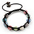 Unisex Bracelet Crystal Multicoloured Crystal Beads 10mm - Adjustable - view 7