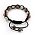 Unisex Bracelet Crystal Burgundy Red&Clear Crystal Beads 10mm - Adjustable - view 5