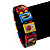 Stretch Multicoloured Wooden Saints Bracelet / Jesus Bracelet / All Saints Bracelet - Up to 20cm Length - view 3