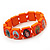 Stretch Orange Wooden Saints Bracelet / Jesus Bracelet / All Saints Bracelet - Up to 20cm Length - view 7