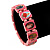 Stretch Pink Wooden Saints Bracelet / Jesus Bracelet / All Saints Bracelet - Up to 20cm Length - view 3
