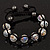 Transparent Crystal Beaded Bracelet - Adjustable - 11mm Diameter - view 4