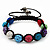 Unisex Bracelet Crystal Multicoloured Crystal Beads 10mm - Adjustable - view 8