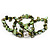 3-Strand Green Shell Composite Flex Bracelet - 21cm Length - view 9