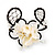 Light Cream Shell 'Flower' Wired Cuff Bracelet - Adjustable - view 9