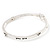 Burn Silver 'You Are Always In My Heart' Flex Bracelet - up to 20cm wrist - view 5