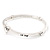 Burn Silver 'You Are Always In My Heart' Flex Bracelet - up to 20cm wrist - view 7
